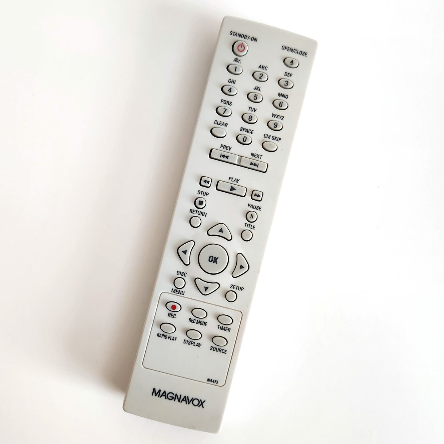 Magnavox ZC320MW8 DVD Recorder - Remote Control