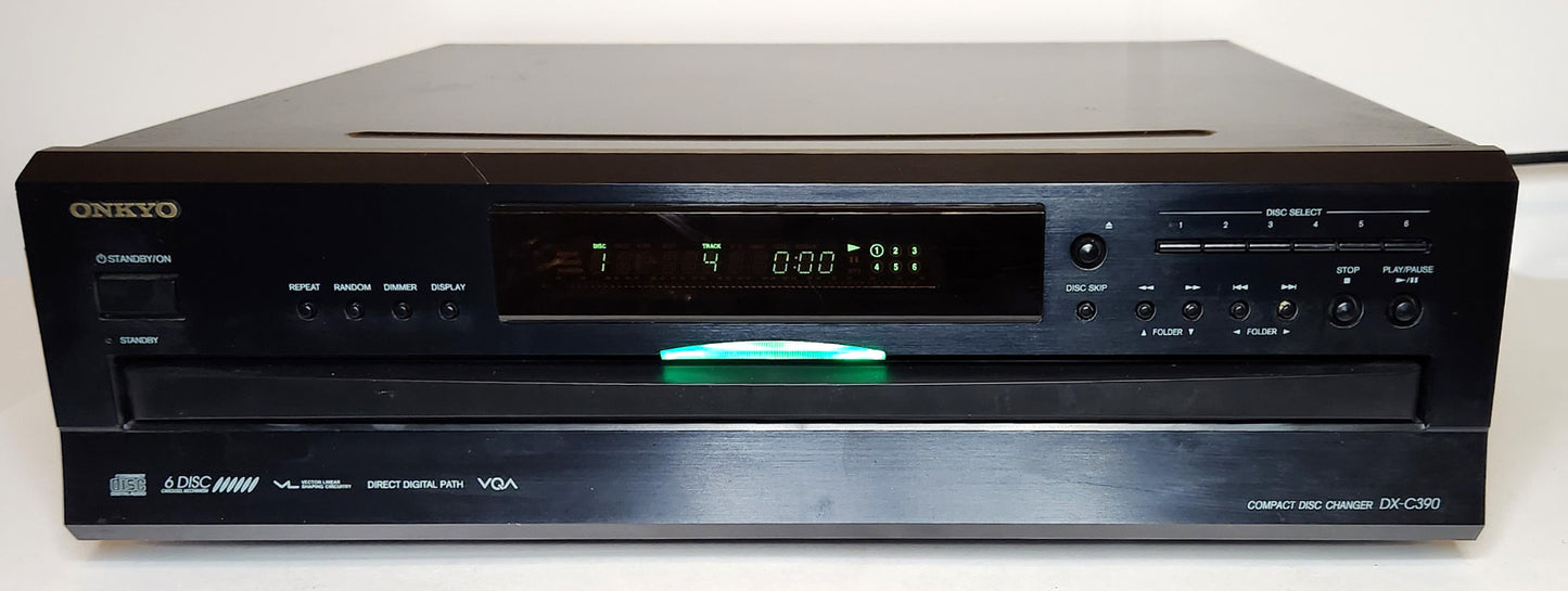 Onkyo DX-C390 6-Disc Carousel CD Changer - Front