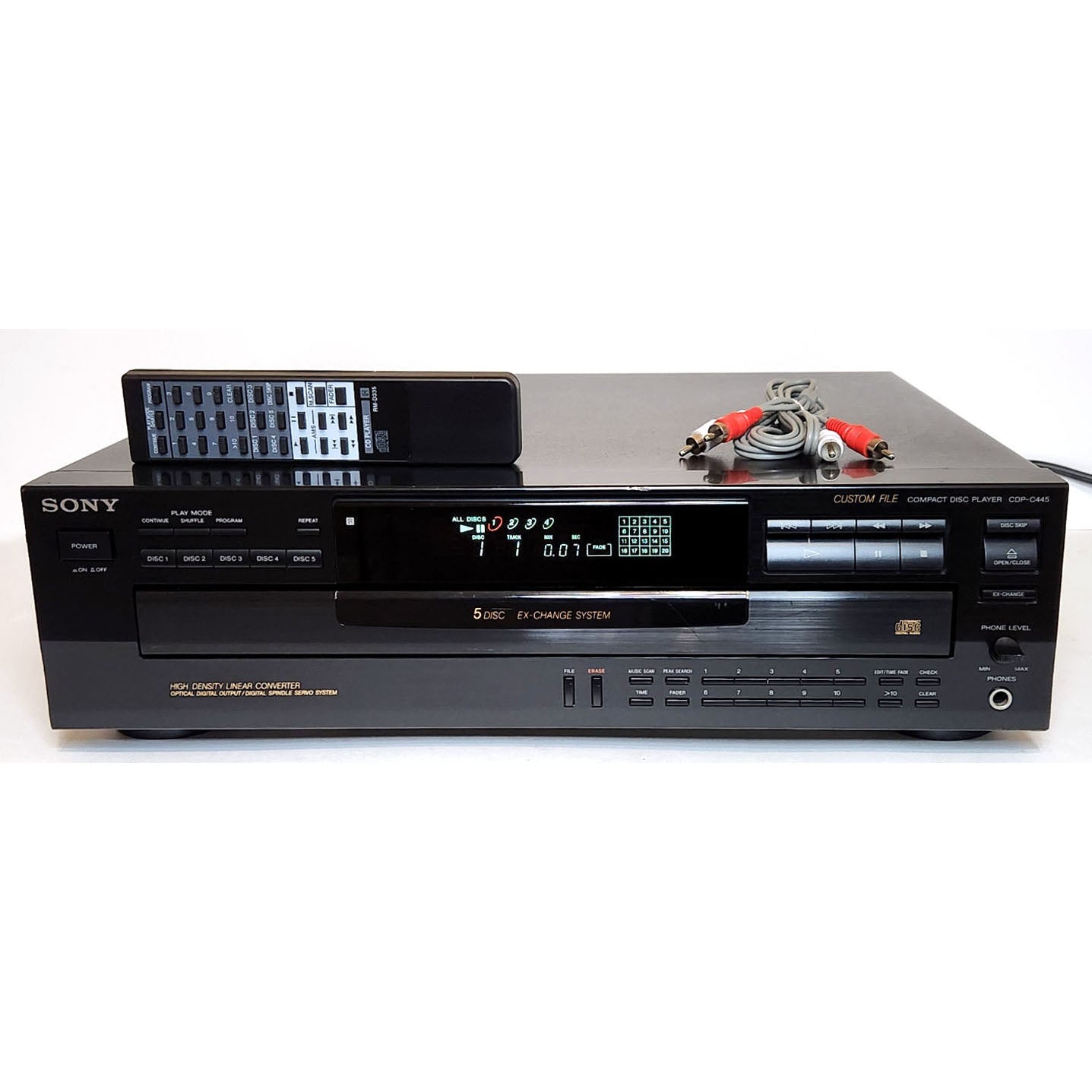 Sony 5 Dosk CD Changer Player Model cheapest CDP-C445