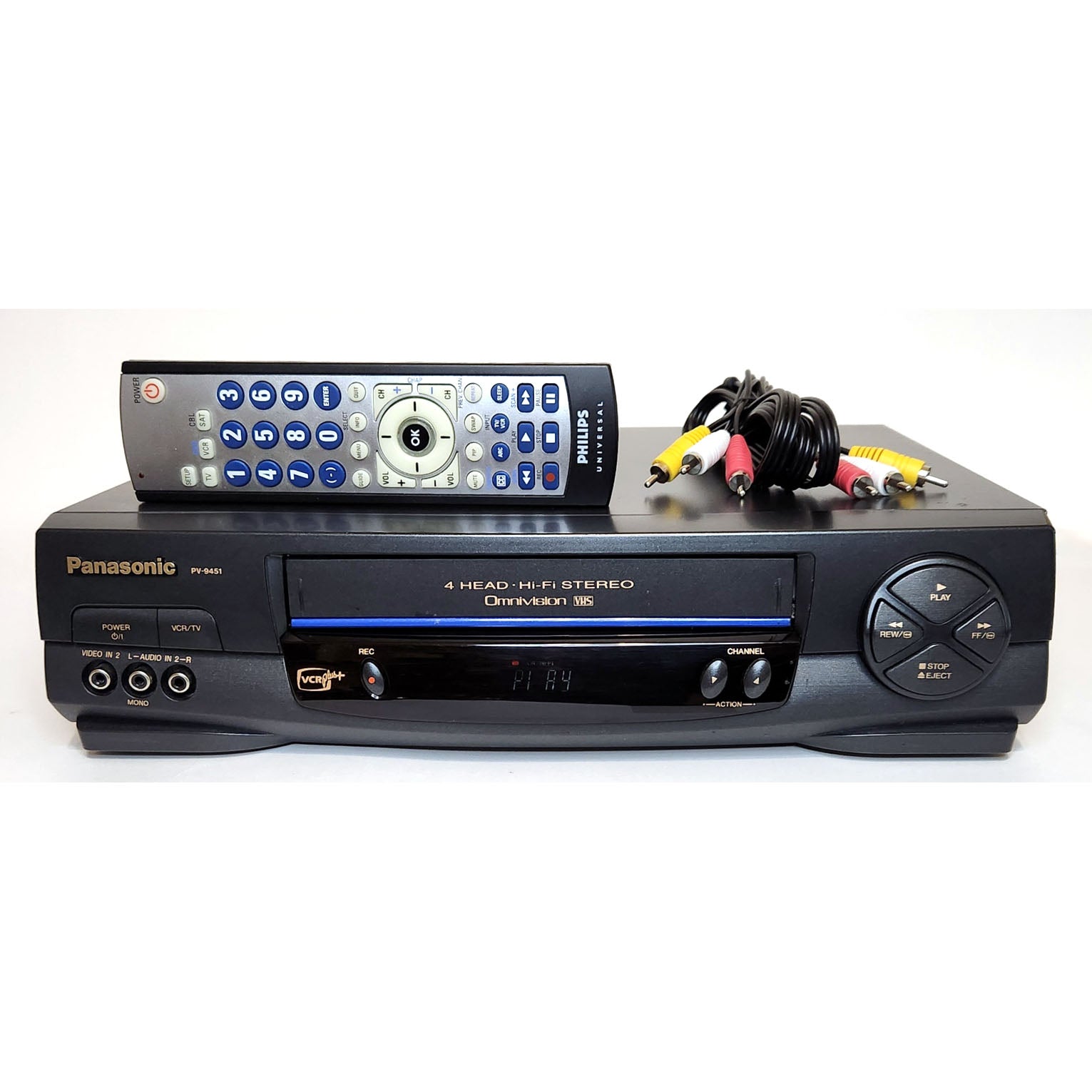 Panasonic Omnivision outlets PV-9450 VCR 4-Head