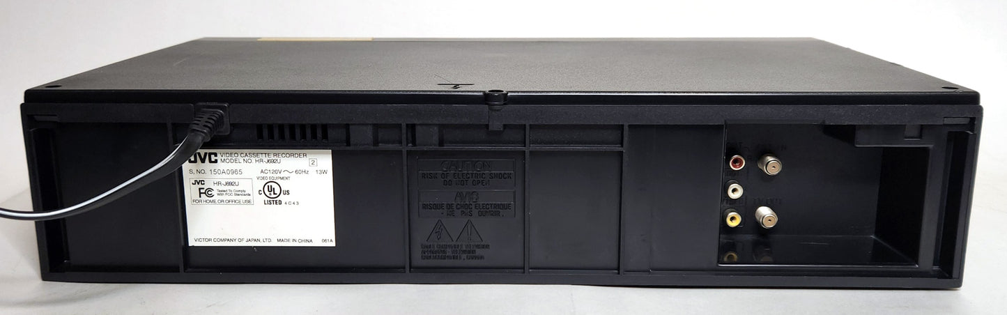 JVC HR-J692U VCR, 4-Head Hi-Fi Stereo - Rear