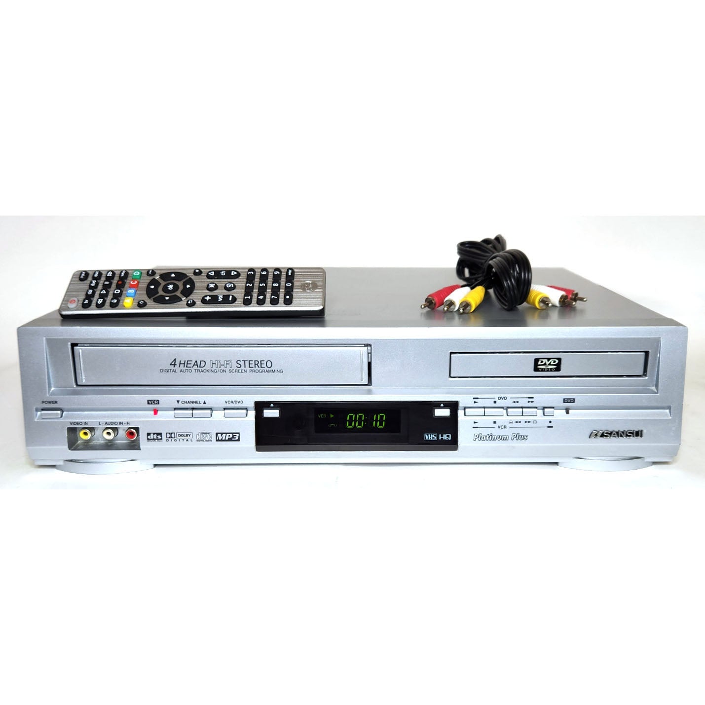 Sansui VHS/DVD RECORDER COMBO MODEL shops VRDVD4000A