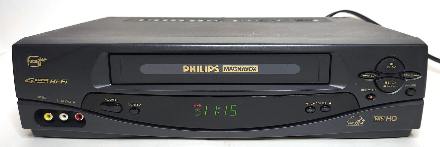 Philips Magnavox VRA631AT VCR, 4-Head Hi-Fi Stereo - Front