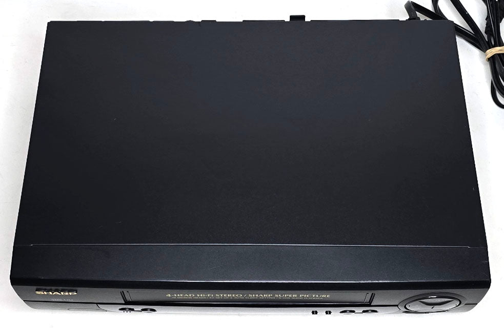 Sharp VC-H800U VCR, 4-Head Hi-Fi Stereo - Top