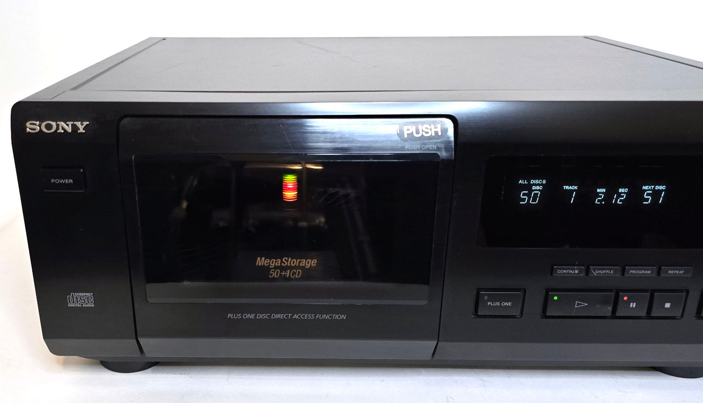 Sony CDP-CX50 MegaStorage 50+1 CD Changer - Left