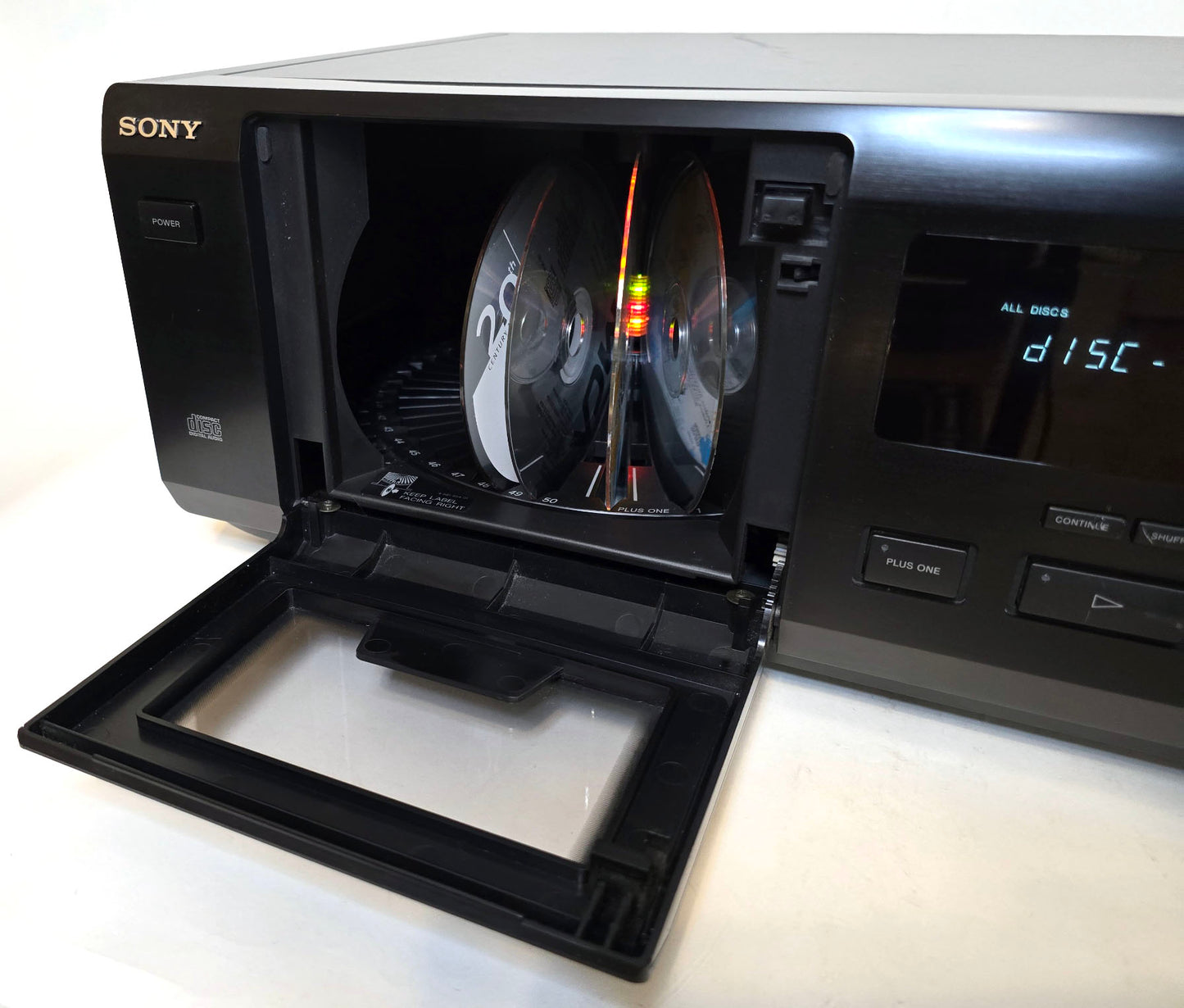 Sony CDP-CX50 MegaStorage 50+1 CD Changer - Door Open