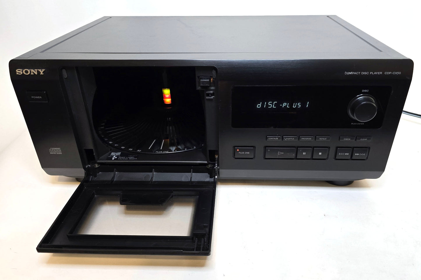 Sony CDP-CX50 MegaStorage 50+1 CD Changer - Front