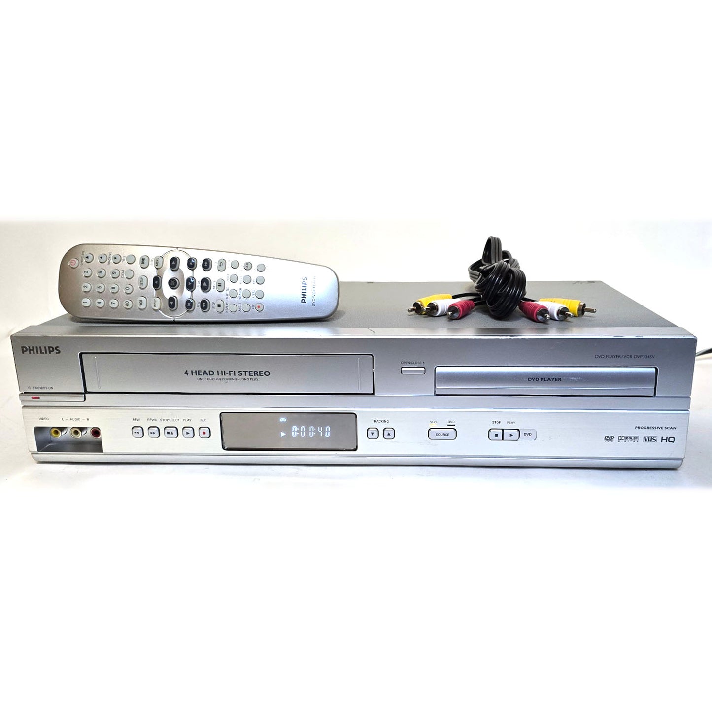 Philips DVP3345V VCR/DVD Player Combo
