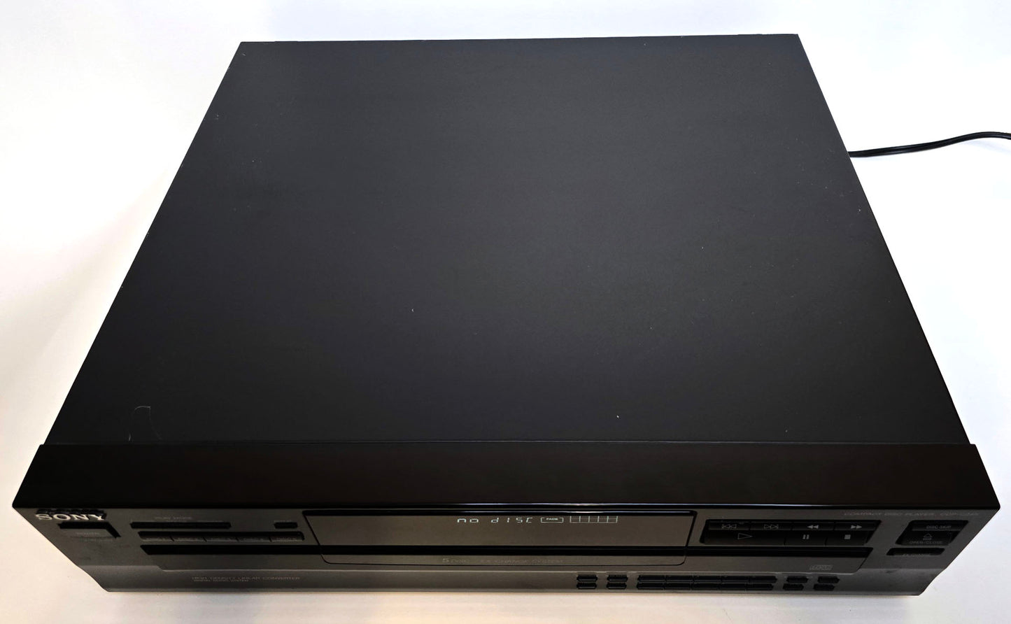 Sony CDP-C245 5-Disc Carousel CD Changer - Top