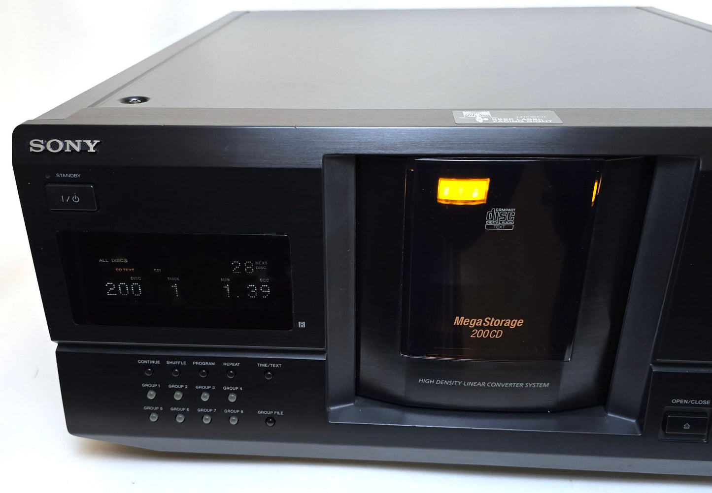 Sony CDP-CX220 MegaStorage 200 CD Changer - Left