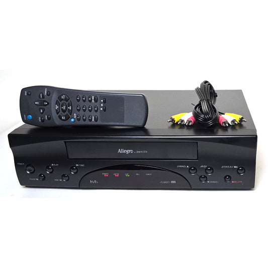 Zenith Allegro ALG420 VCR, 4-Head Hi-Fi Stereo