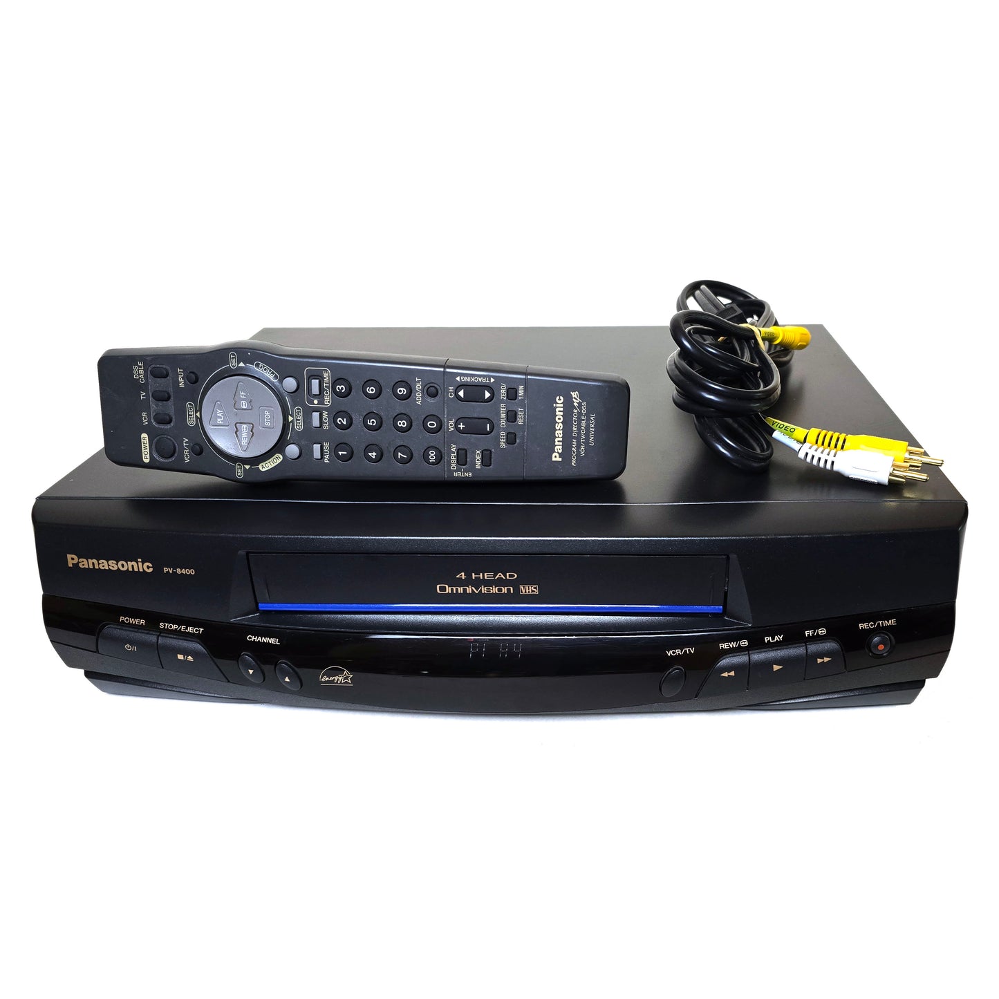 Panasonic PV-8400 Omnivision VCR, 4-Head Mono