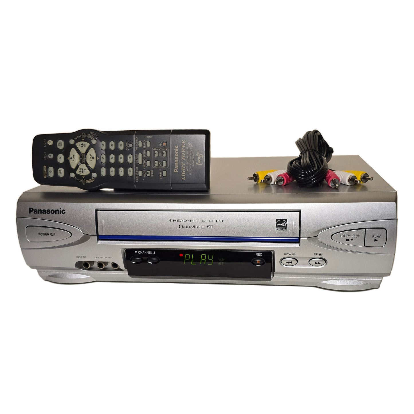 Panasonic PV-V4524S Omnivision VCR, 4-Head Hi-Fi Stereo