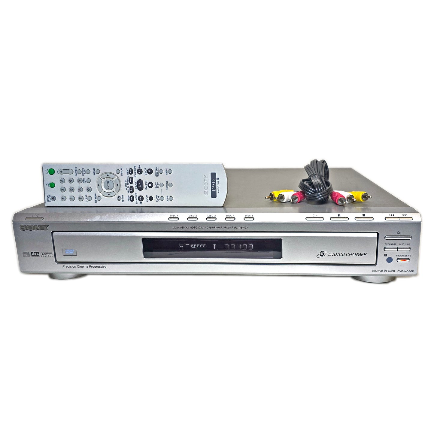 Sony DVP-NC60P DVD/CD Player, 5 Disc Carousel Changer
