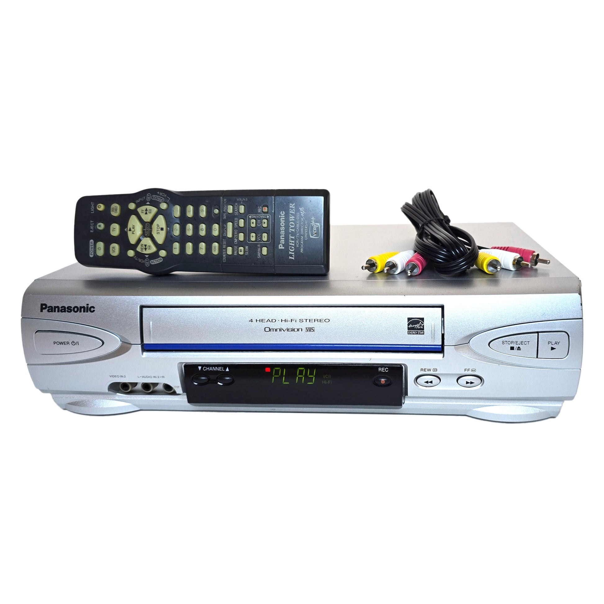 Panasonic PV-V4524S Omnivision VCR, 4-Head Hi-Fi Stereo