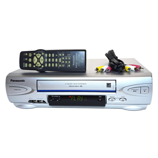 Panasonic PV-V4524S Omnivision VCR, 4-Head Hi-Fi Stereo