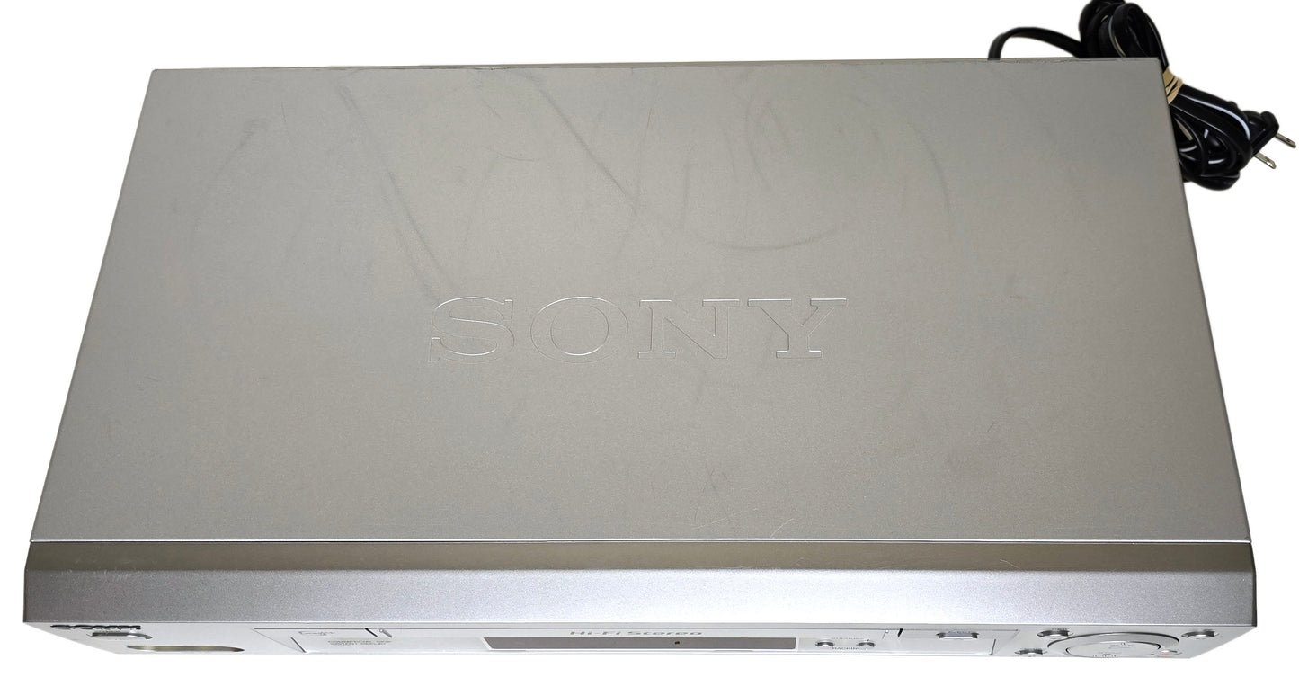 Sony SLV-N700 VCR, 4-Head Hi-Fi Stereo - Top