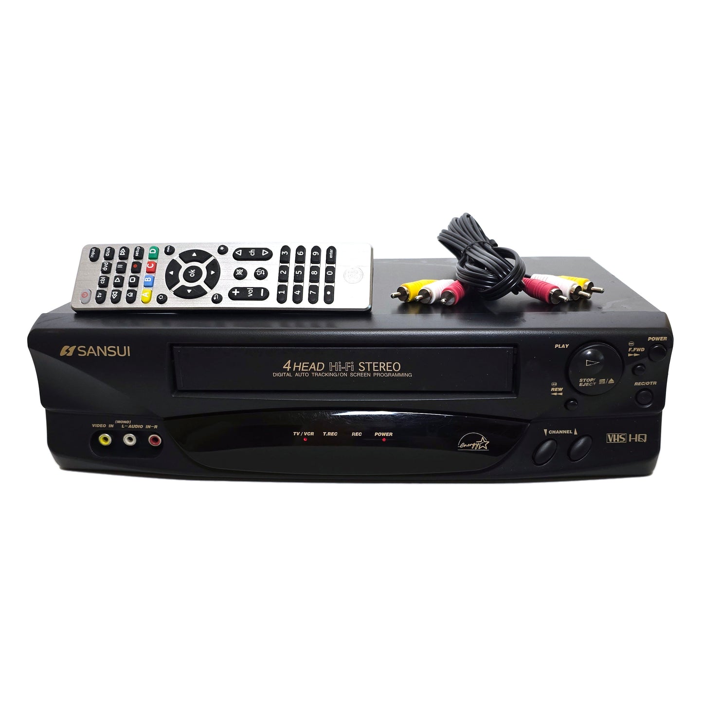 Sansui VHF6010D VCR, 4-Head Hi-Fi Stereo