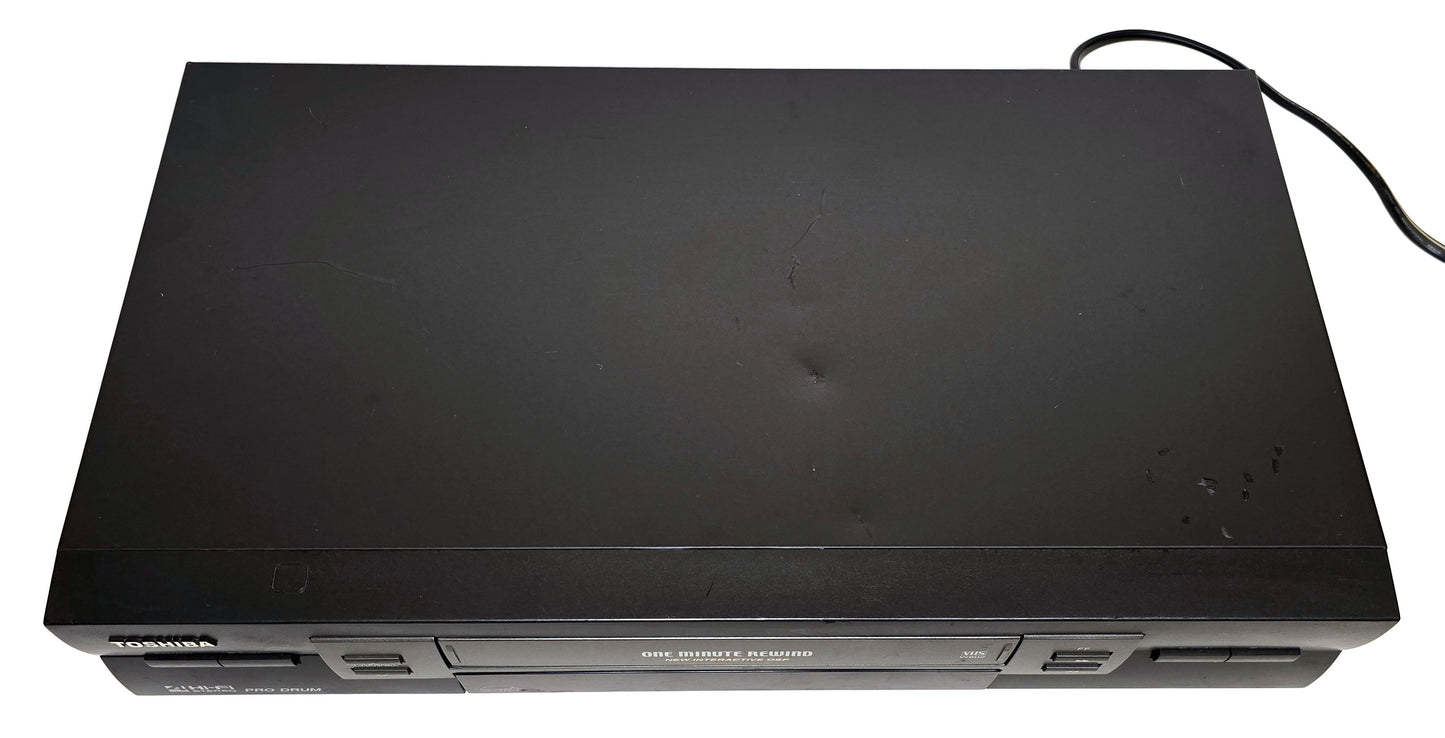 Toshiba W-602 VCR, 4-Head Hi-Fi Stereo - Top