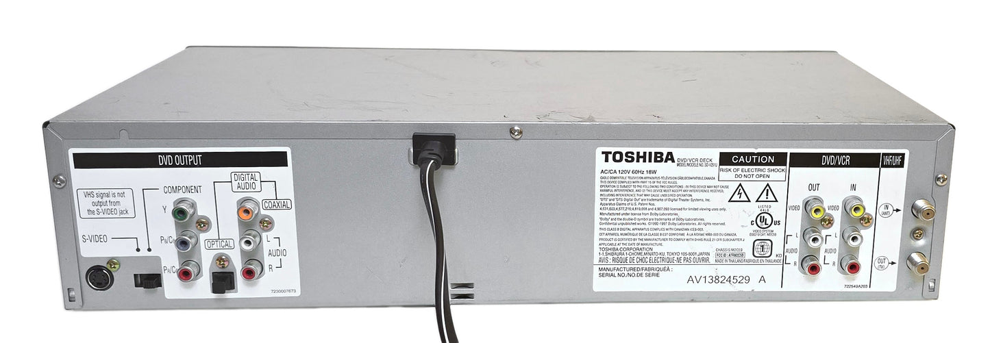 Toshiba SD-V291U VCR/DVD Player Combo - Rear