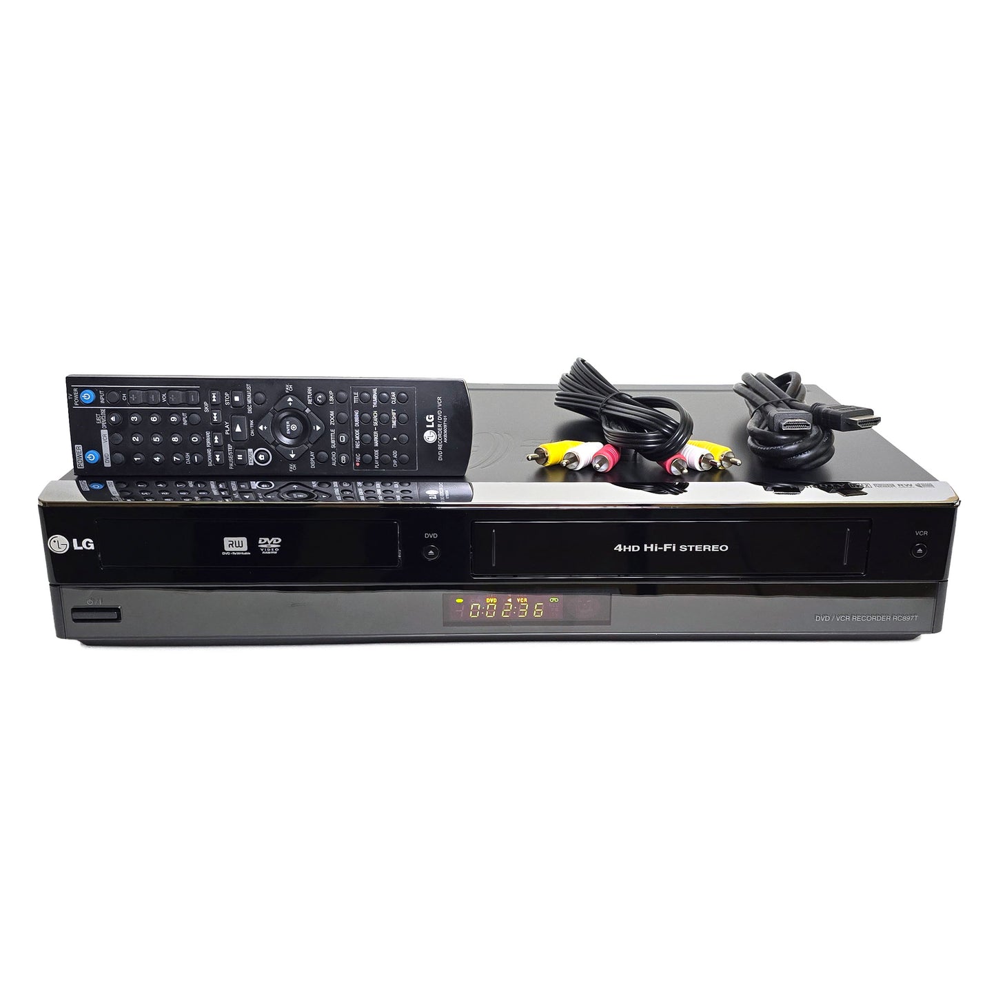 LG RC897T VCR/DVD Recorder Combo with HDMI, Digital Tuner