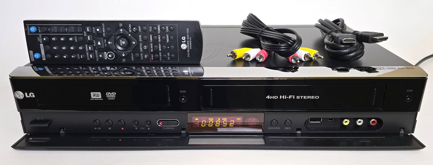LG RC897T VCR/DVD Recorder Combo with HDMI, Digital Tuner - Front