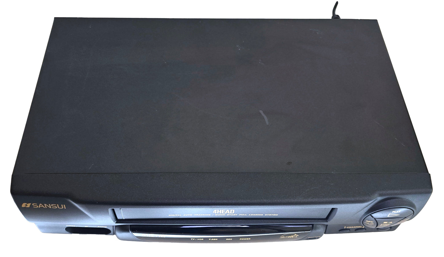 Sansui VCR4510D VCR, 4-Head Mono - Top