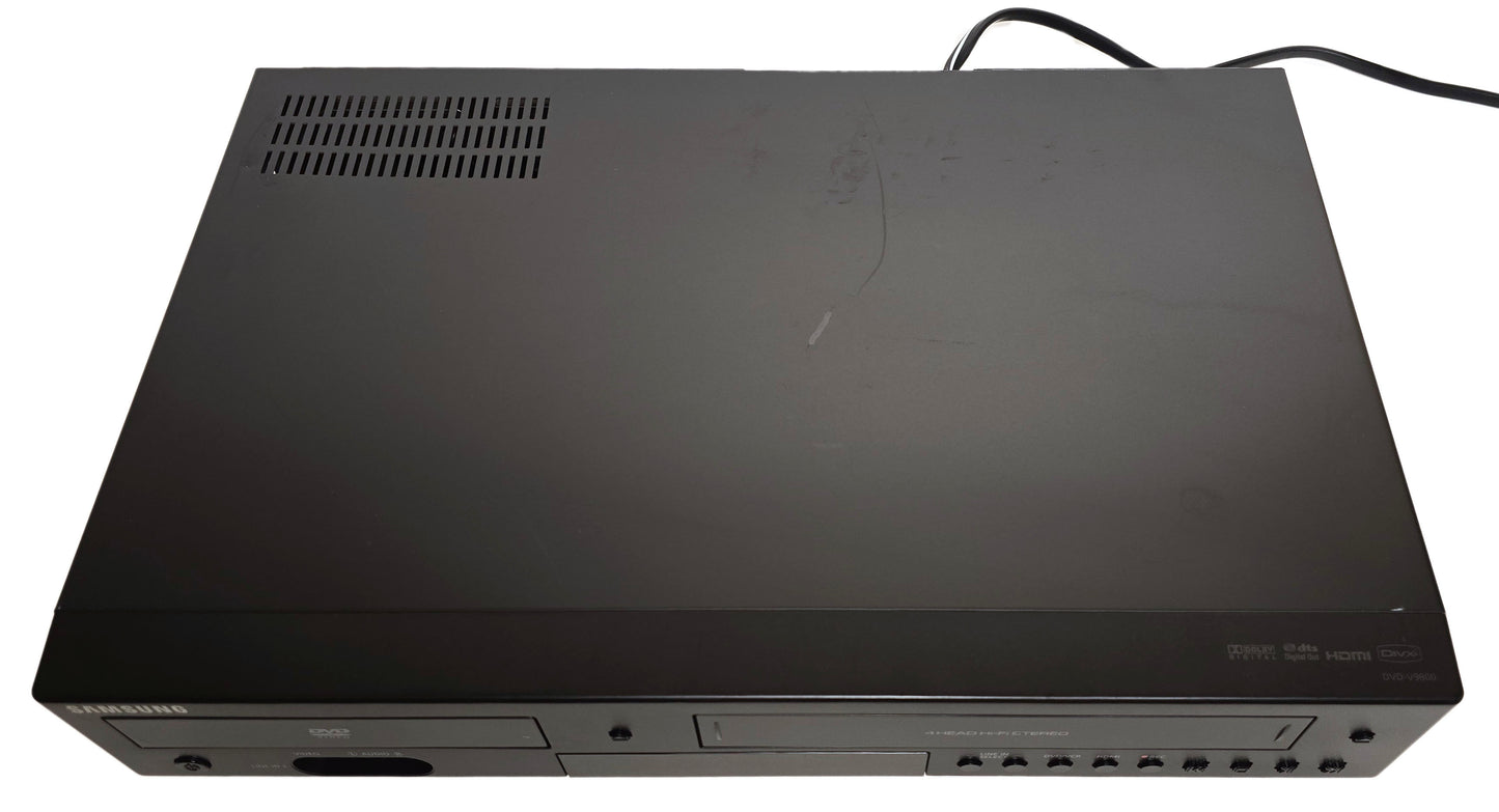 Samsung DVD-V9800 VCR/DVD Player Combo with HDMI - Top