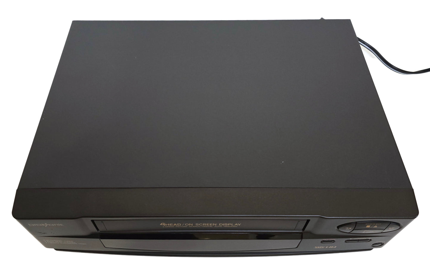 Broksonic VHSA-6741CTTCT VCR, 4-Head Mono - Top