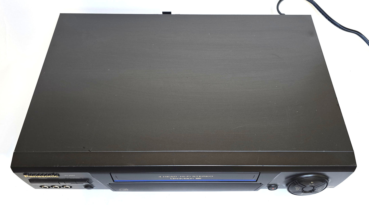 Panasonic PV-9660 Omnivision VCR, 4-Head Hi-Fi Stereo - Top