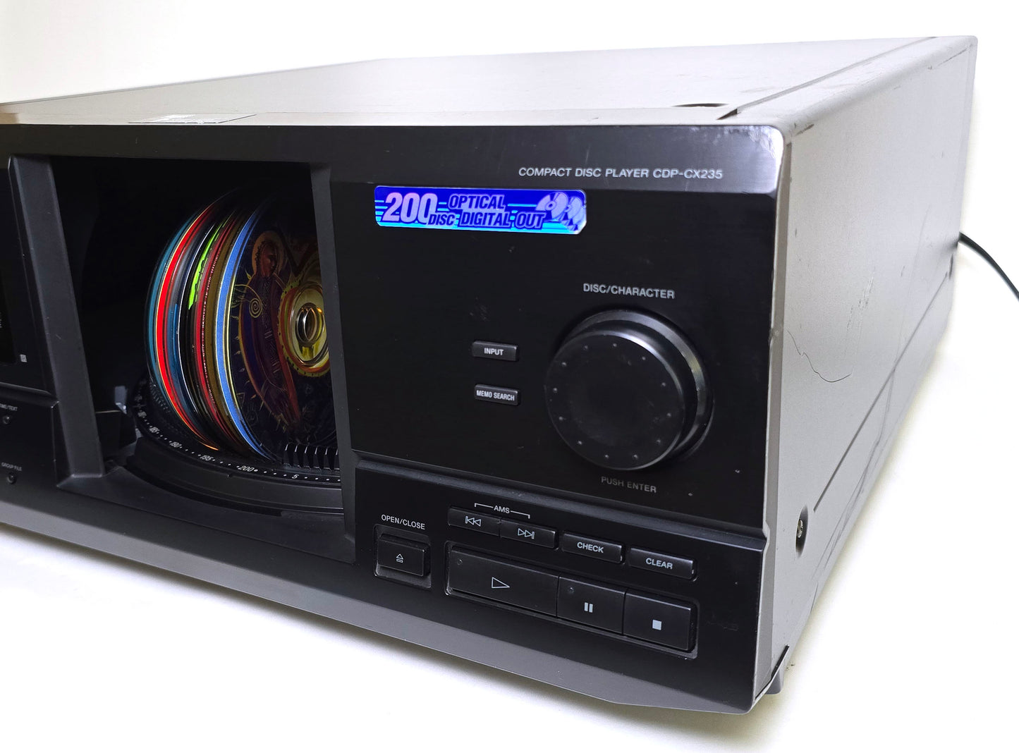 Sony CDP-CX235 MegaStorage 200 CD Changer - Right