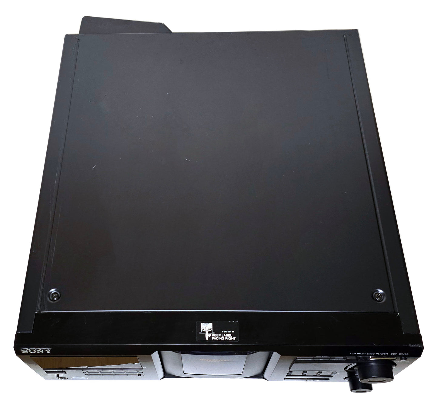 Sony CDP-CX400 MegaStorage 400 CD Changer - Top