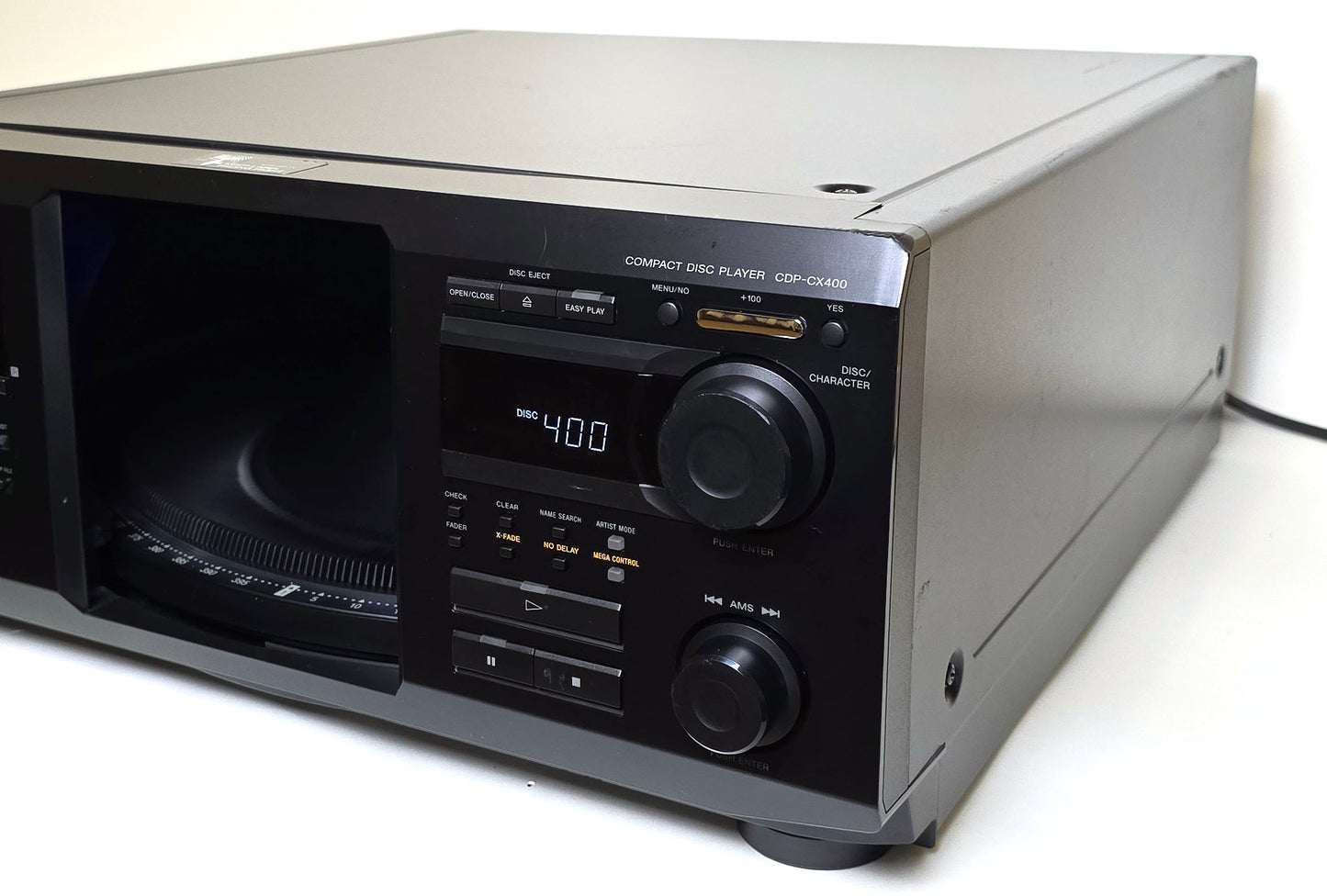 Sony CDP-CX400 MegaStorage 400 CD Changer - Right