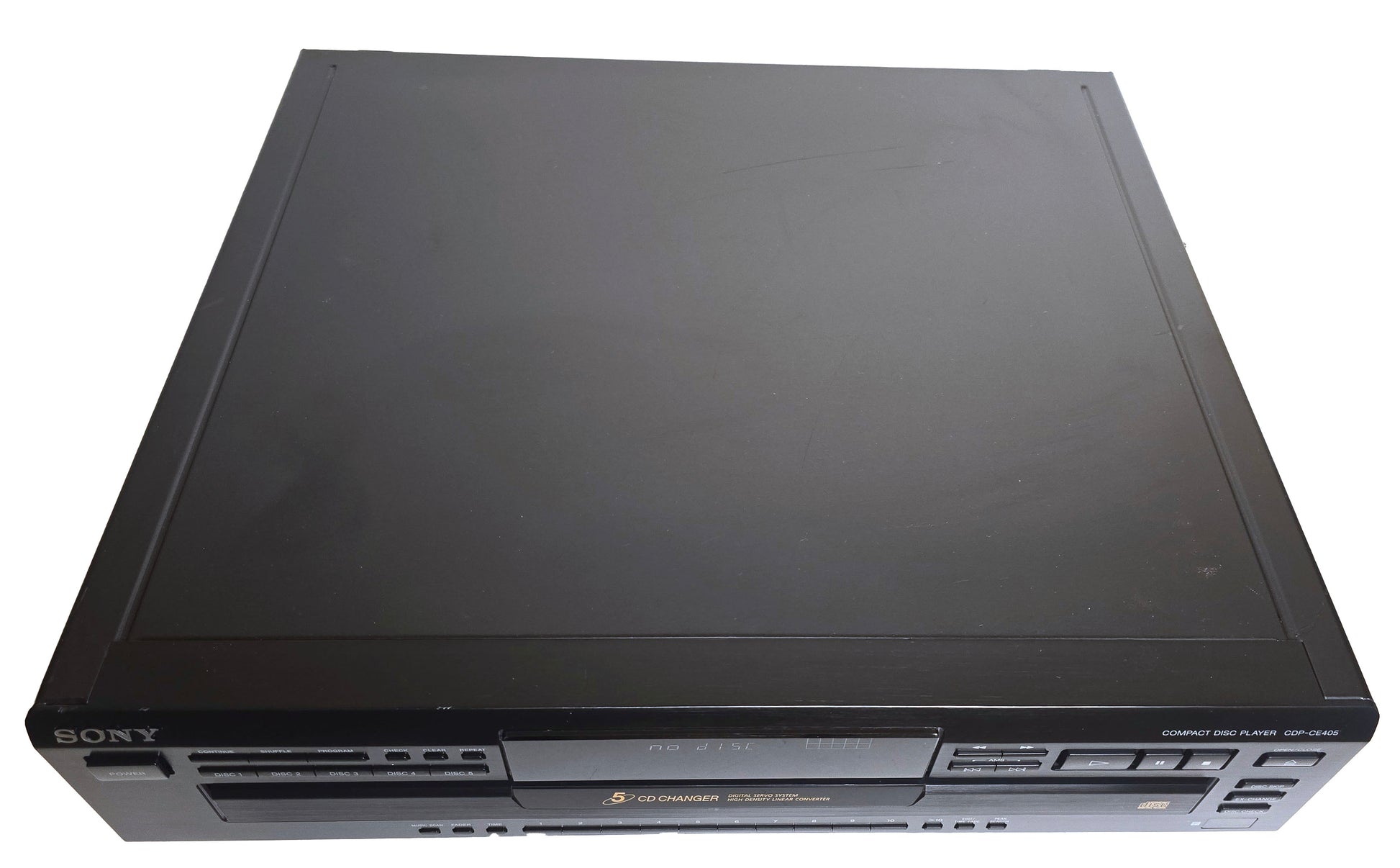 Sony CDP-CE405 5-Disc Carousel CD Changer - Top