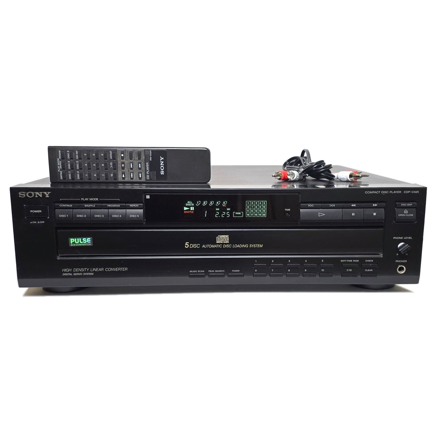 Sony CDP-C425 5-Disc Carousel CD Changer