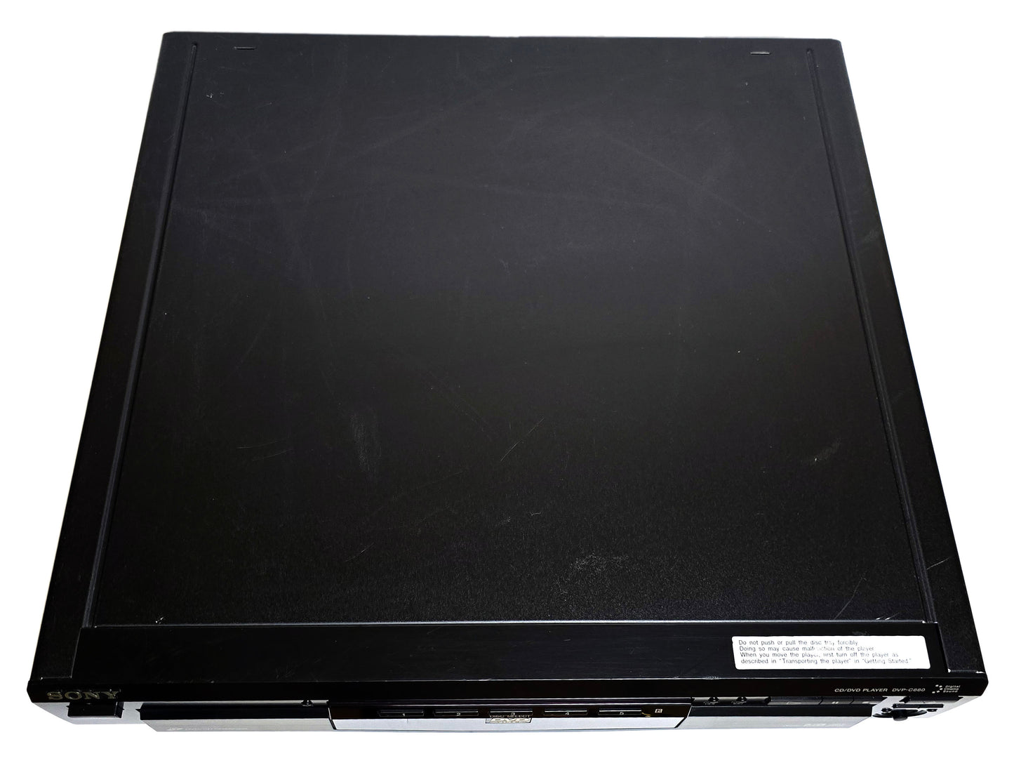 Sony DVP-N660 DVD/CD Player, 5 Disc Carousel Changer - Top