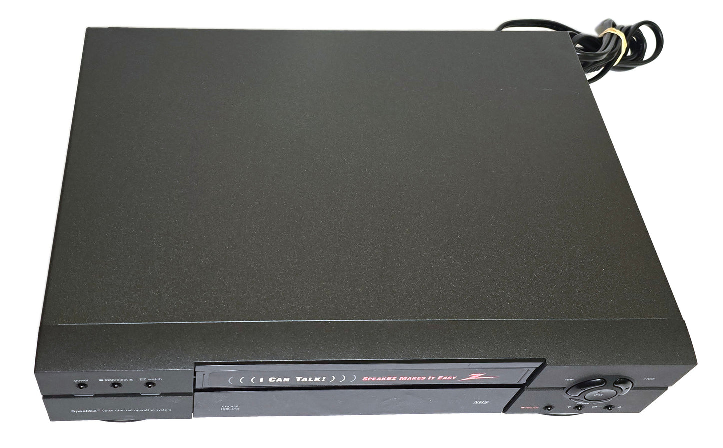 Zenith VRC420 VCR, 4-Head Hi-Fi Stereo - Top
