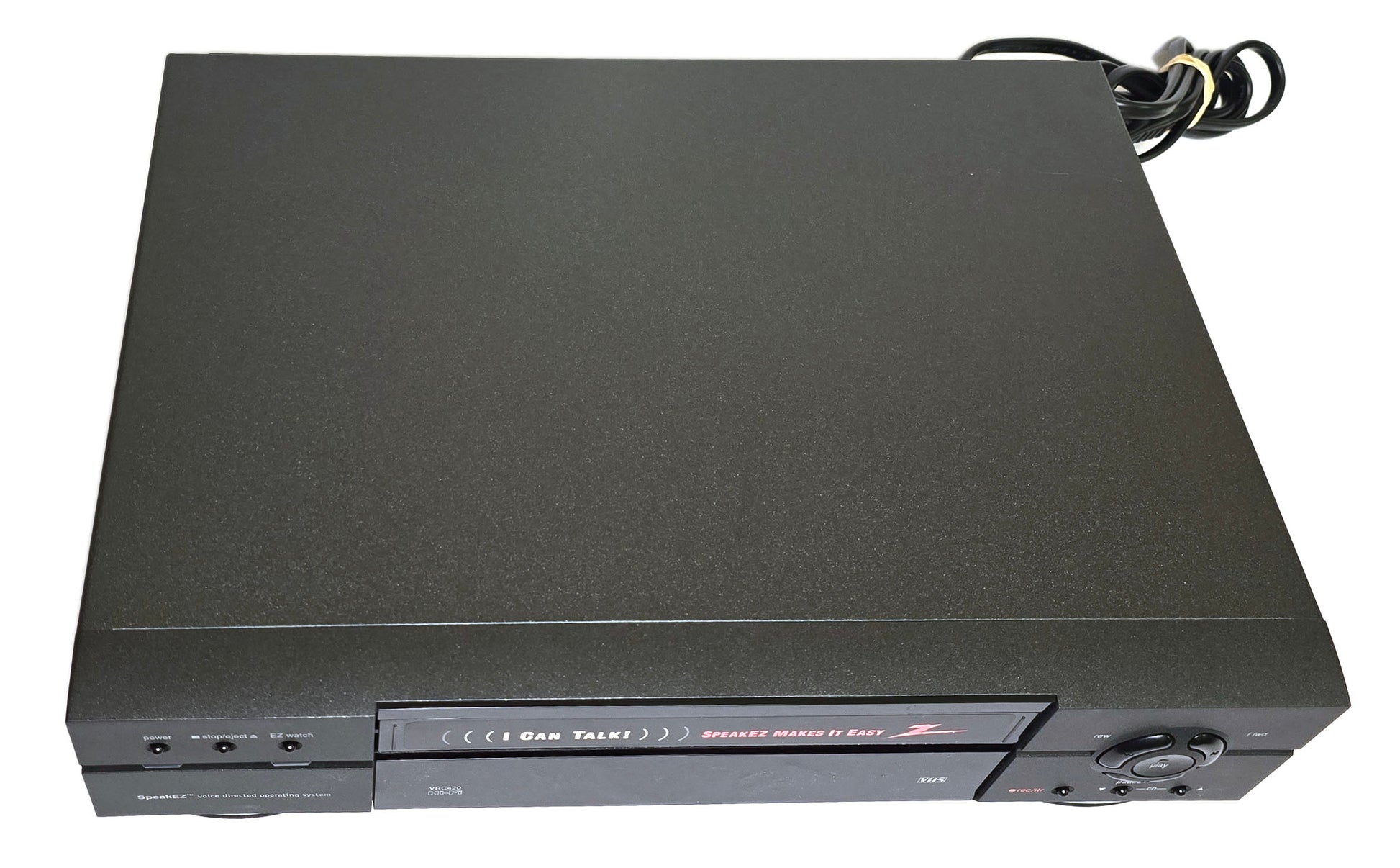 Zenith VRC420 VCR, 4-Head Hi-Fi Stereo - Top