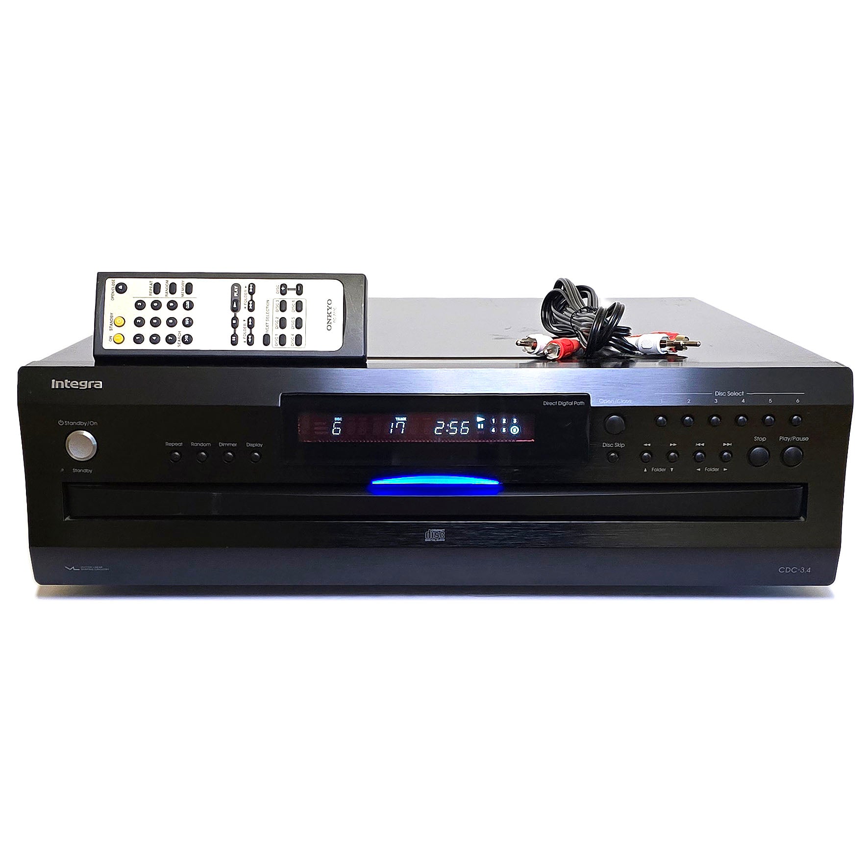 Integra CDC-3.4 6-Disc Carousel CD Changer Player – VCR-DVD.com