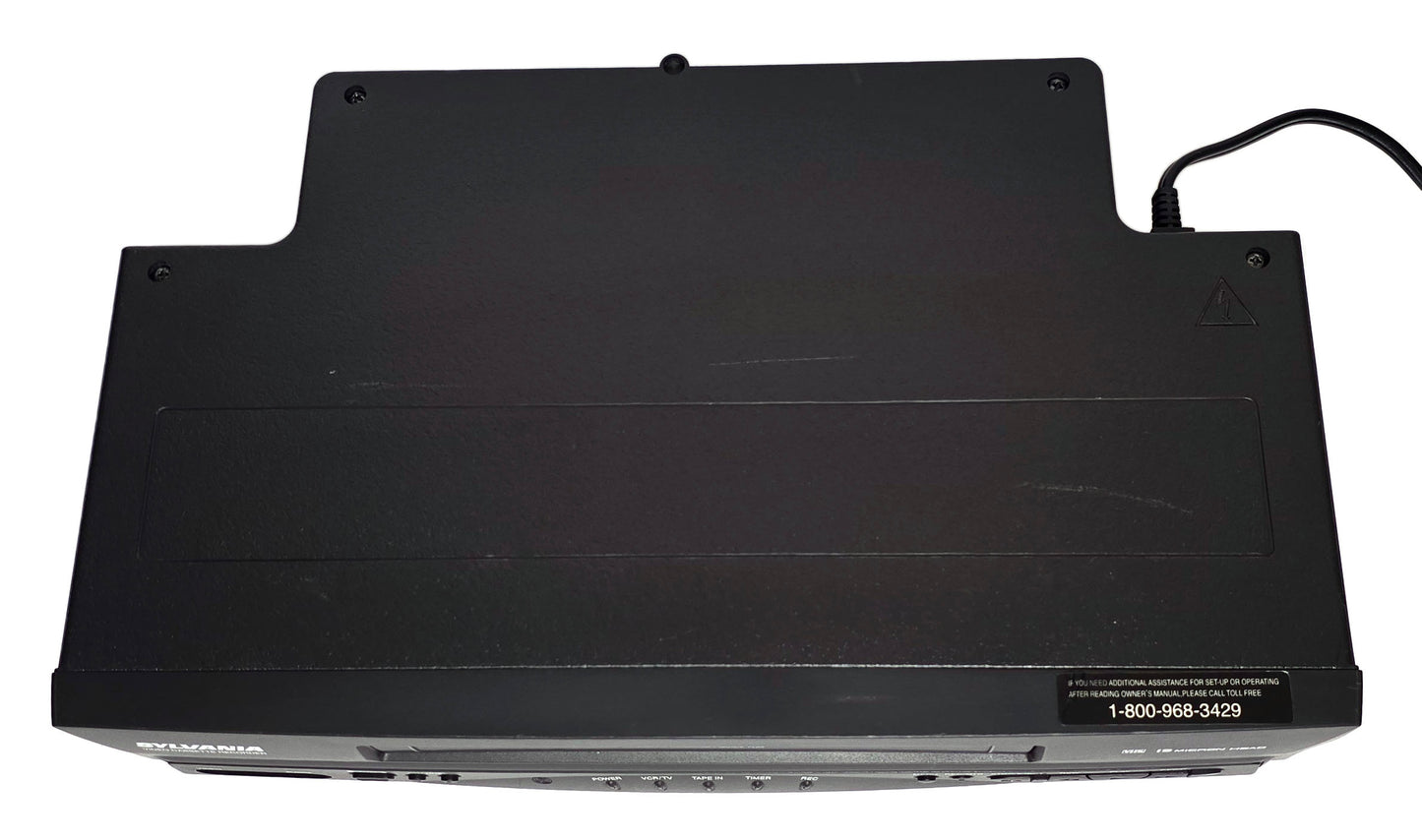 Sylvania 6240VE VCR, 4-Head Mono - Top