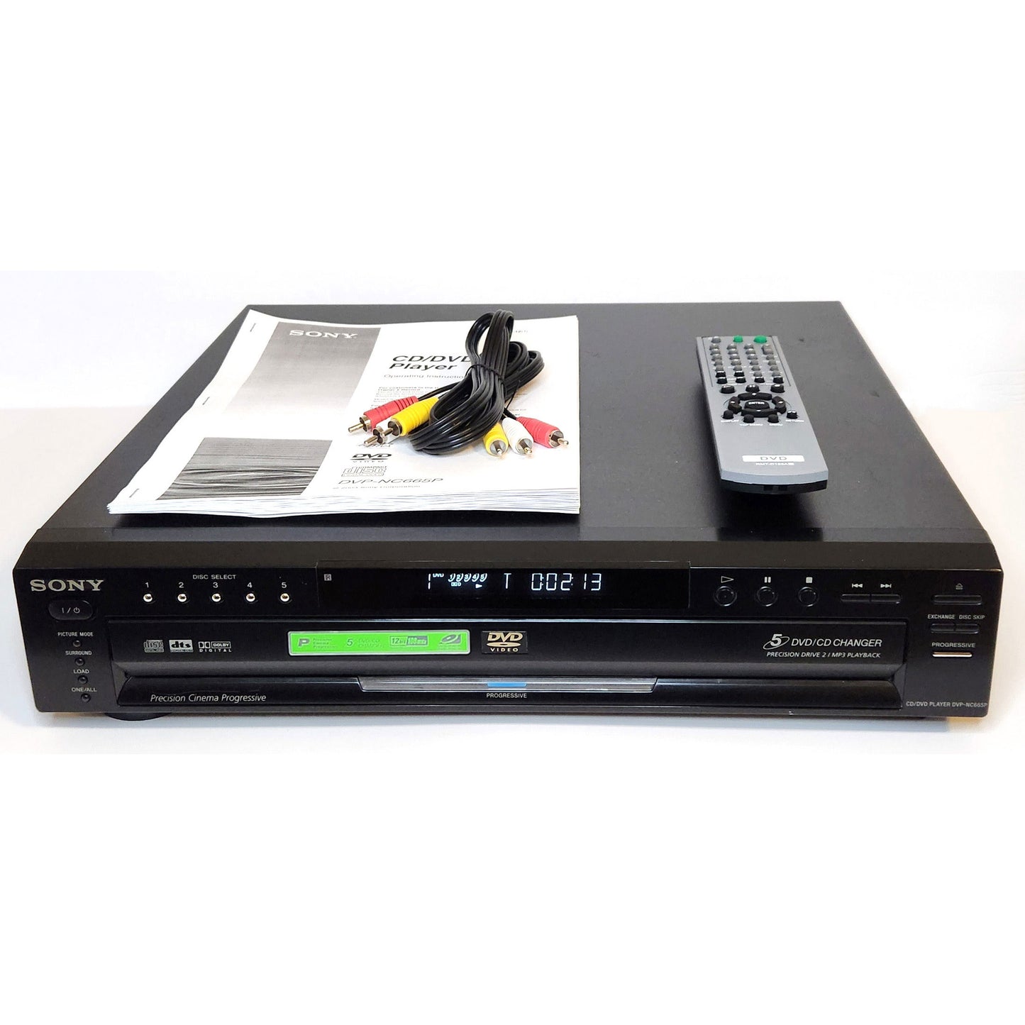 Sony DVP-NC665P DVD/CD Player, 5 Disc Carousel Changer