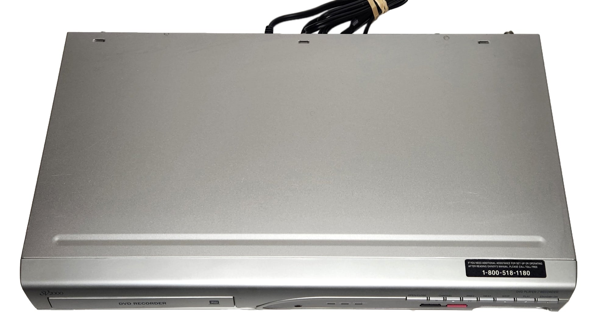 SV2000 WV10D6 DVD Recorder - Top