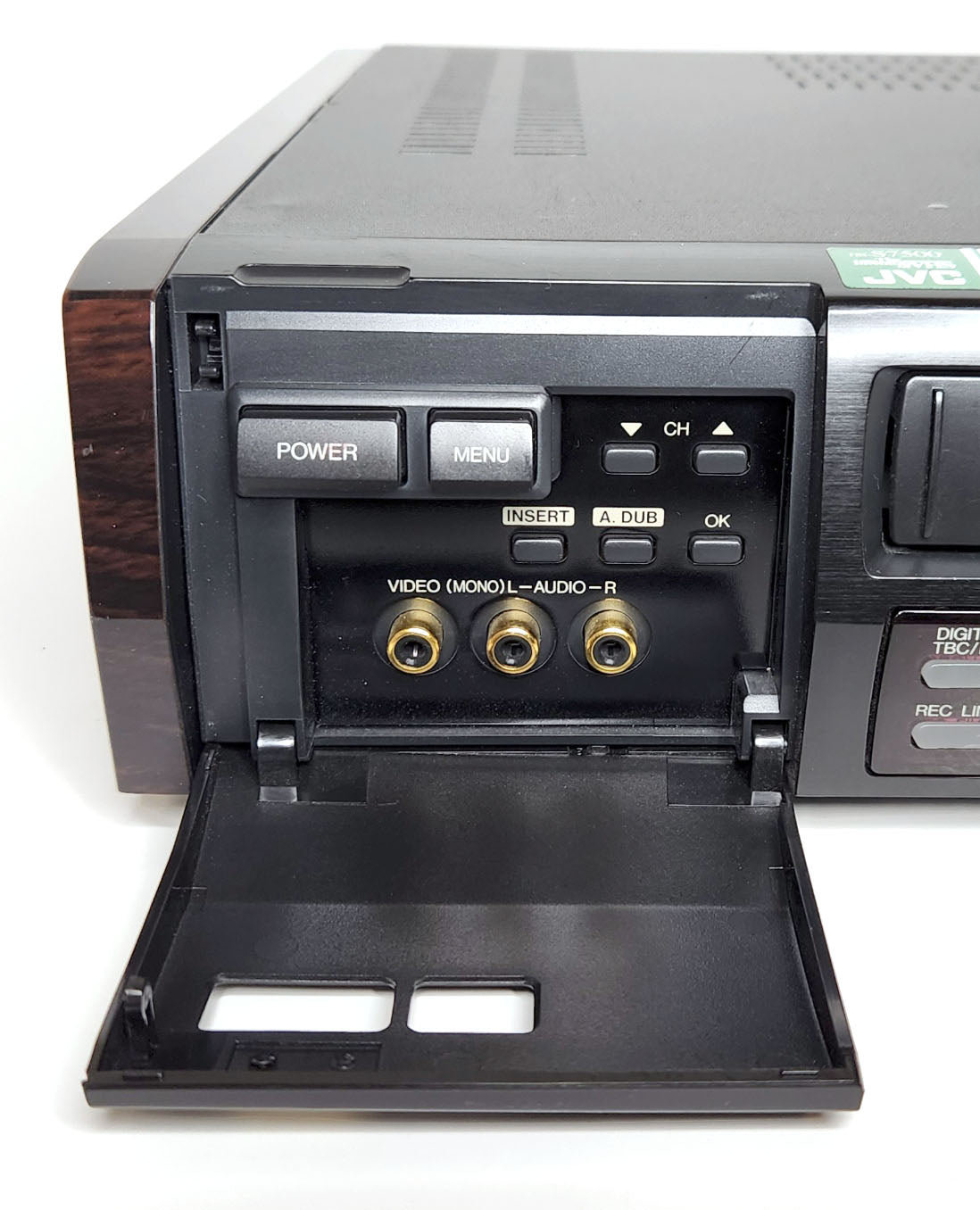 JVC HR-S7500U VCR, 4-Head Hi-Fi Stereo, Super VHS - Front Detail