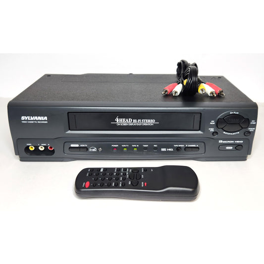 Sylvania 6260VB VCR, 4-Head Hi-Fi Stereo