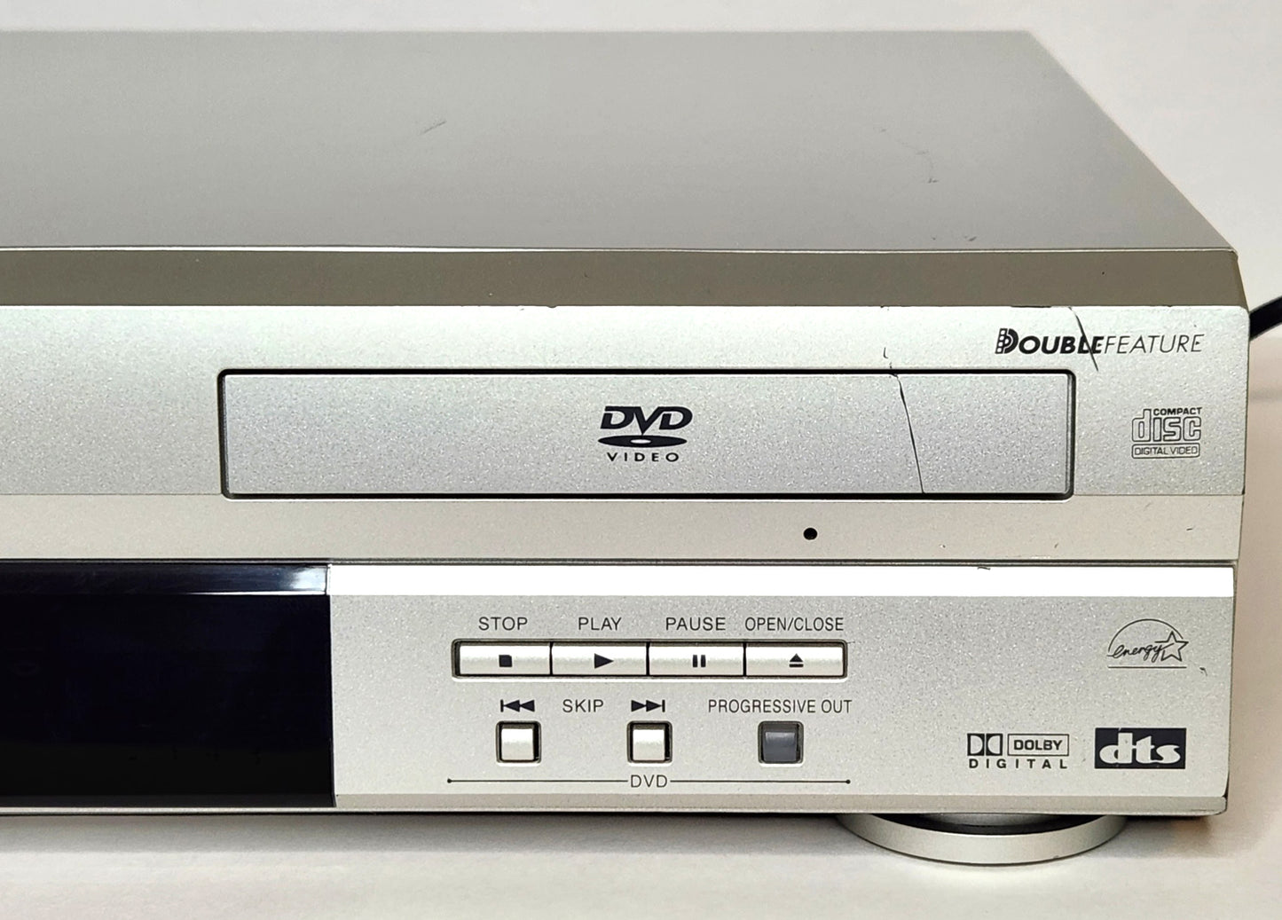 Panasonic PV-D4743S Omnivision VCR/DVD Player Combo - Right