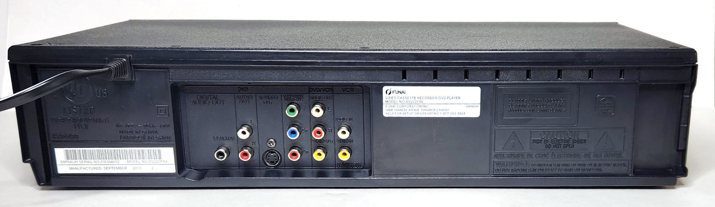 Funai DV220FX4 VCR/DVD Player Combo