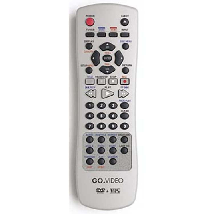 GoVideo-remote_e92fb789-4d40-456b-bfd4-8e84aea25e5c  263 × 750px  GoVideo DV2140 VCR/DVD Player Combo - Remote Control