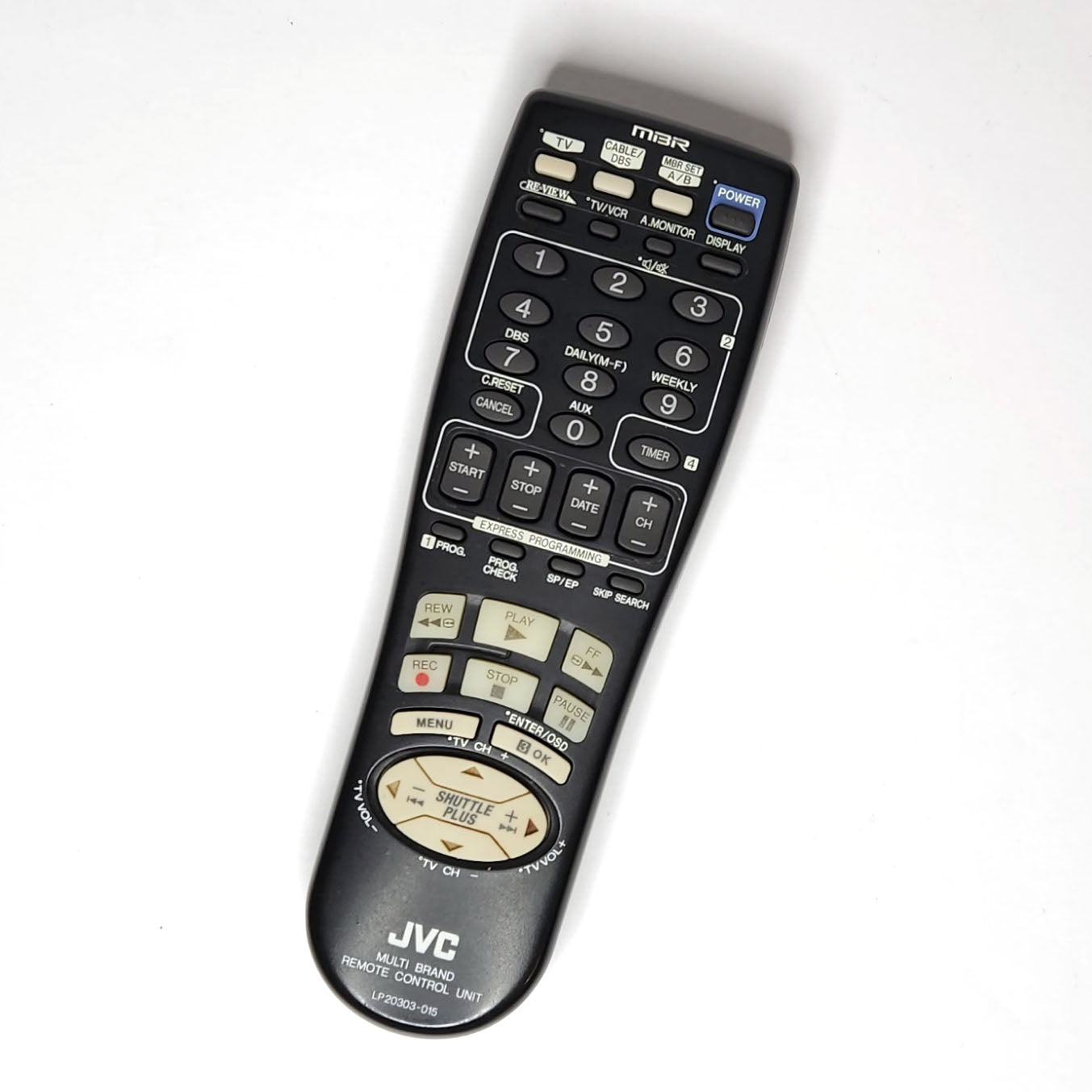 JVC HR-S3910U VCR, 4-Head Hi-Fi Stereo, Super VHS - Remote Control