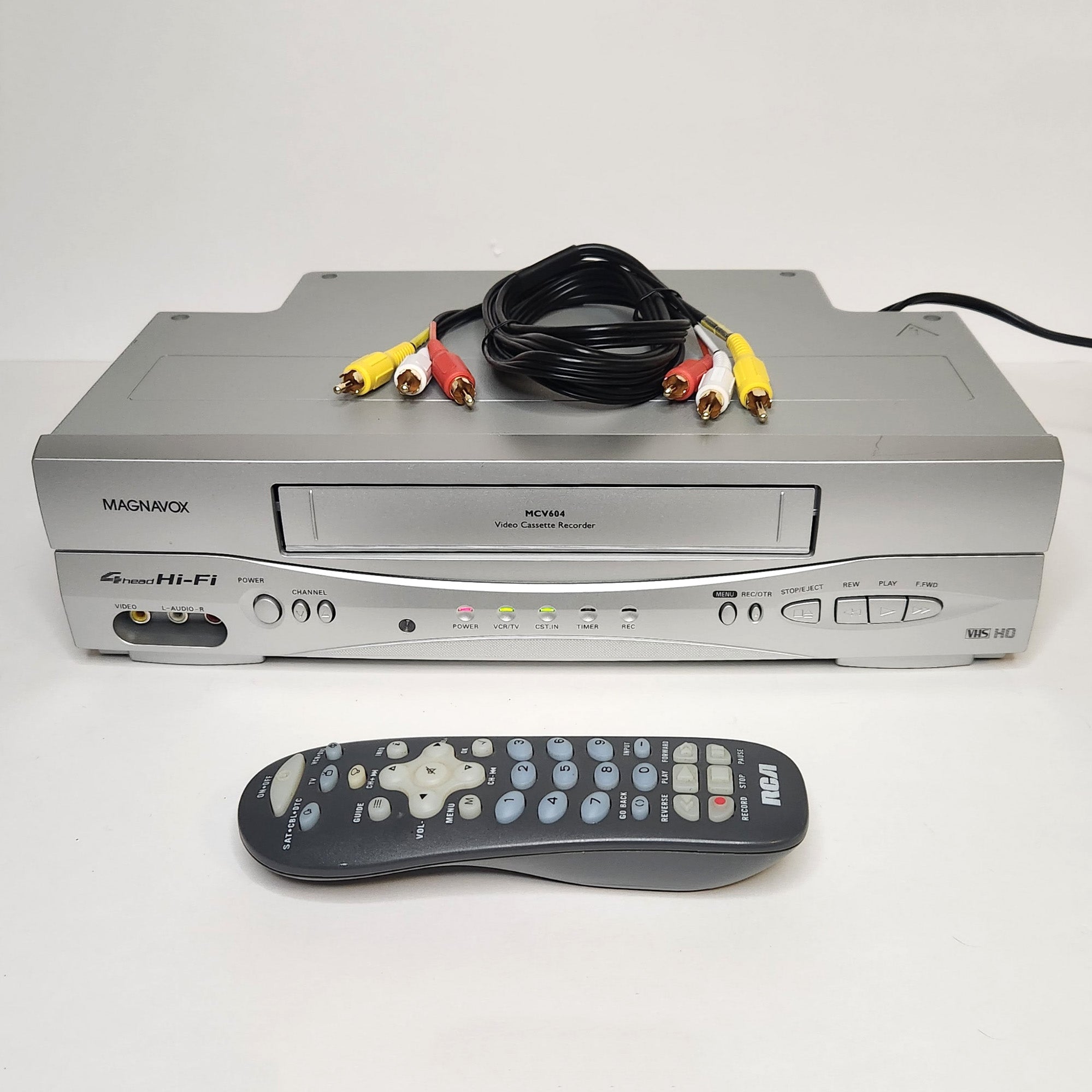 Magnavox MCV604 VCR, 4-Head Hi-Fi Stereo VHS Player Recorder – VCR-DVD.com Magnavox MCV604 VCR, 4-Head Hi-Fi Stereo VHS Player Recorder – VCR-DVD.com