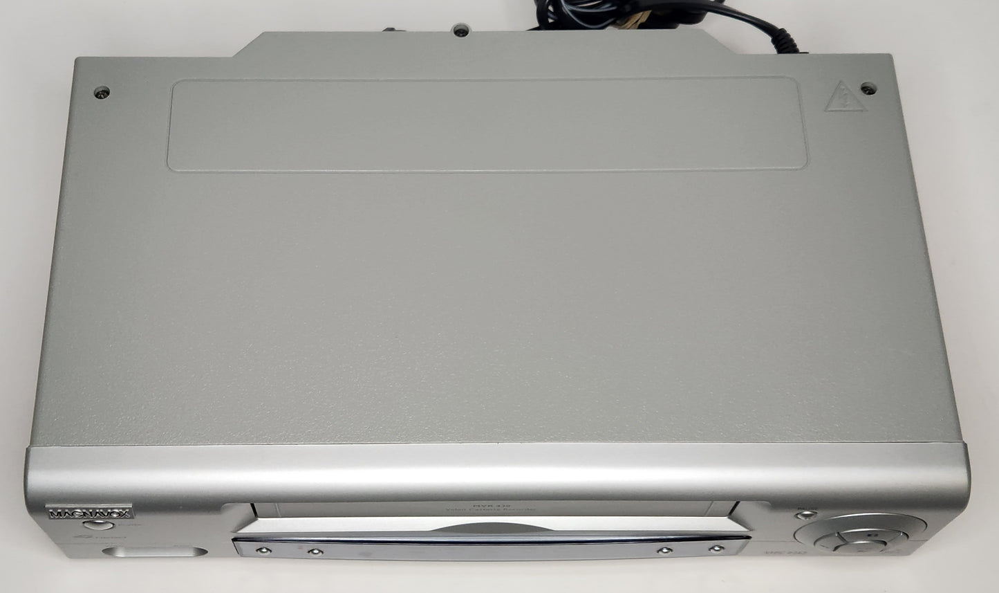 Magnavox MVR430 VCR, 4-Head Mono - Top